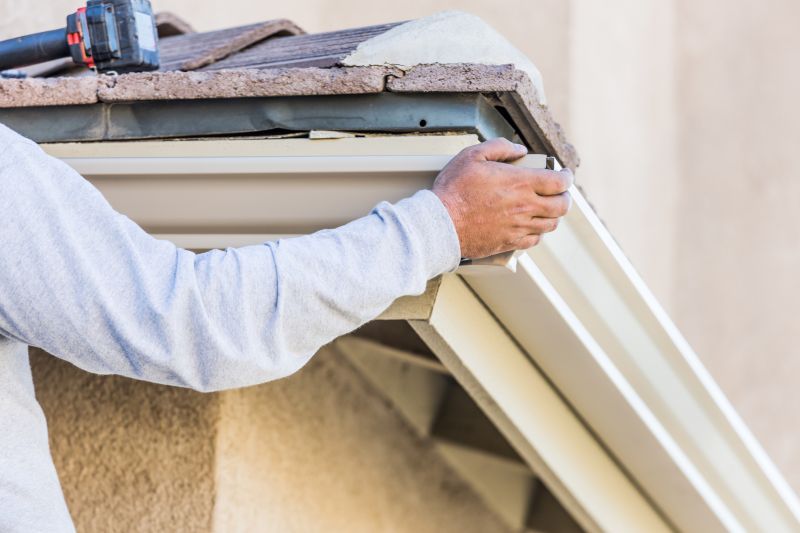 Clean and Maintained Gutter System